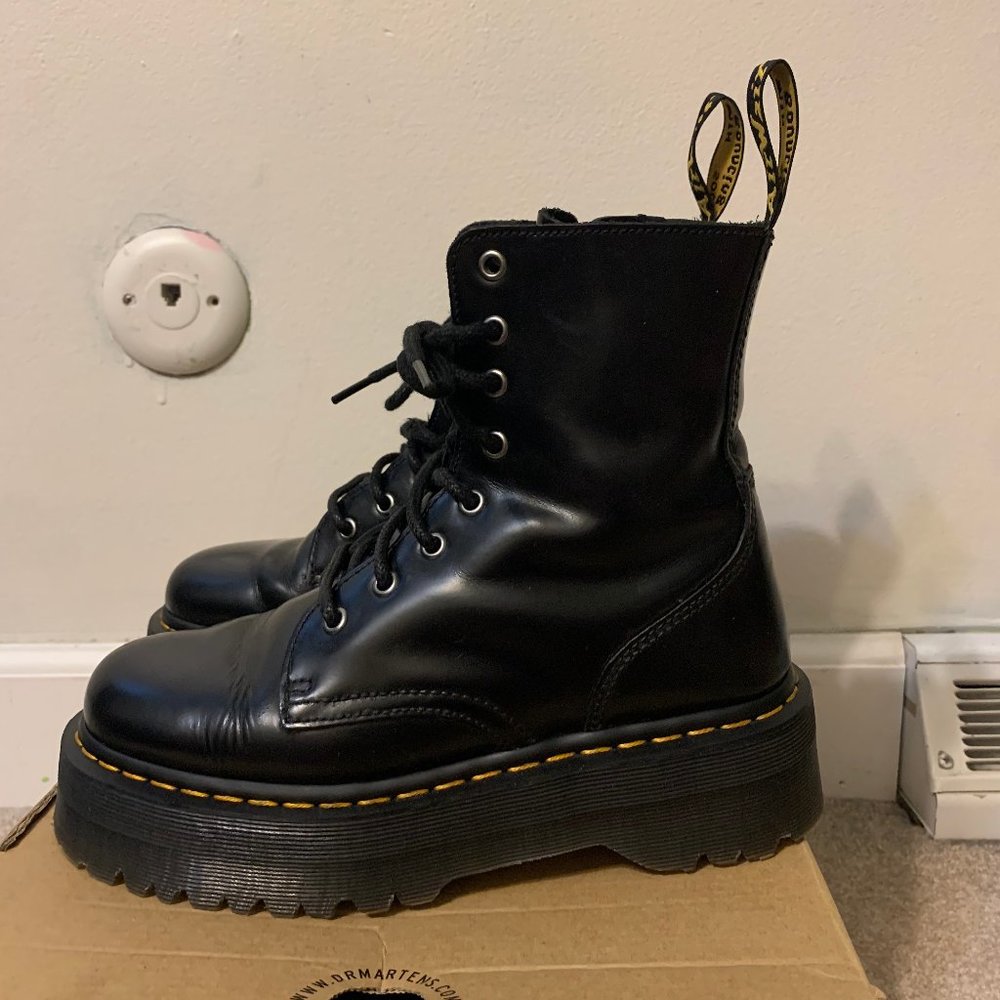 Black Dr. Marten Jadon Boots (UK 6 / US W 8)